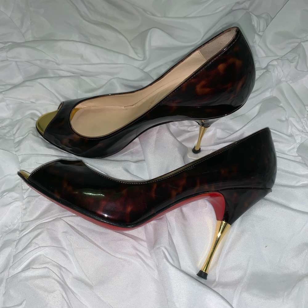 Printed Christian Louboutin, Gently used